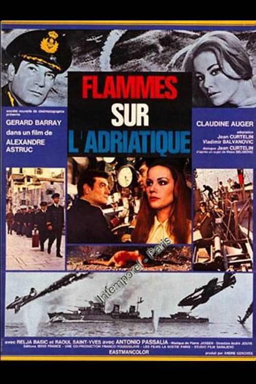 Affiche Flammes sur l'Adriatique