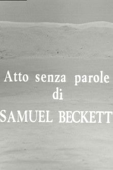 Affiche Atto senza parole