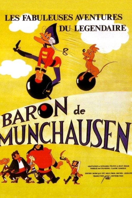 Affiche Les Fabuleuses Aventures du légendaire baron de Münchausen