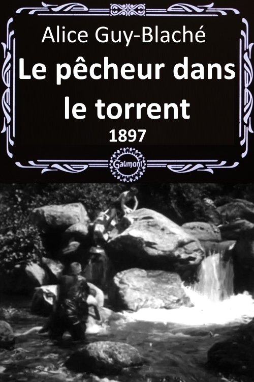 Affiche Le pêcheur dans le torrent