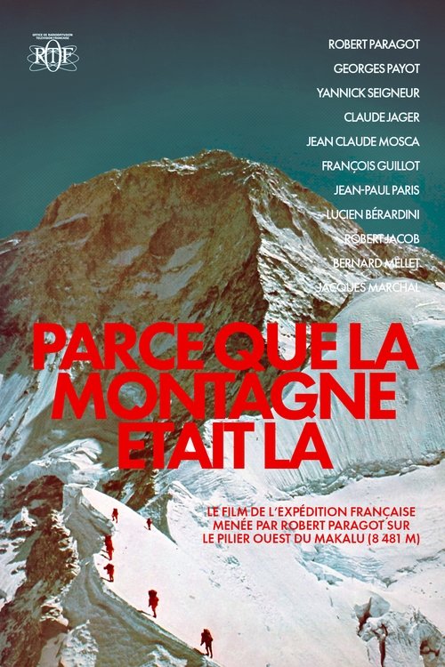 Affiche Parce Que La Montagne Était Là