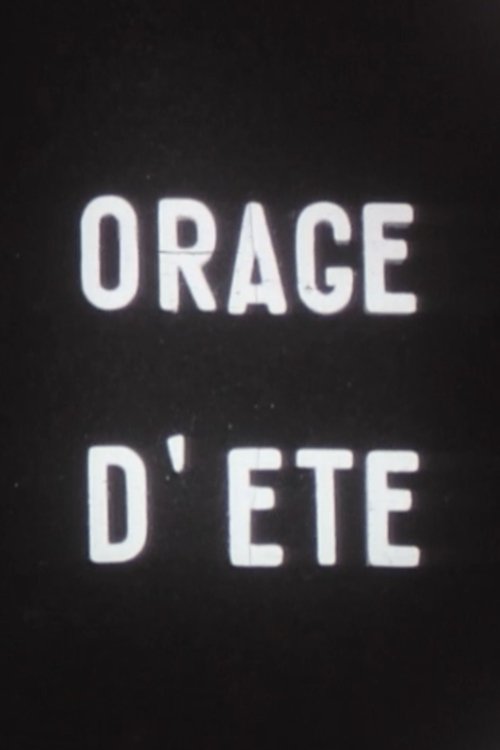 Affiche Orage d'été