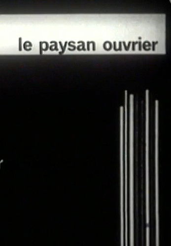 Affiche Le Paysan ouvrier