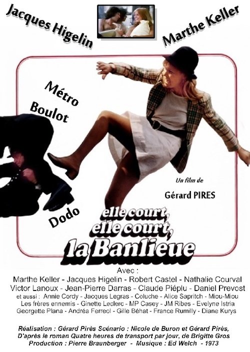 Affiche Elle court, elle court la banlieue
