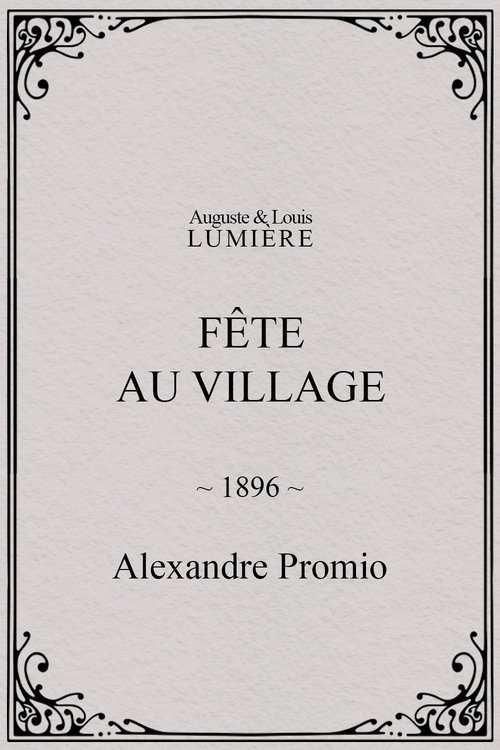 Affiche Fête au village