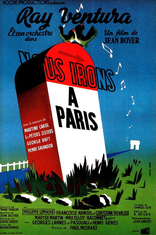 Affiche Nous irons à Paris