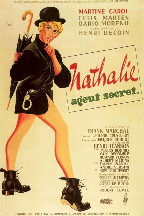 Affiche Nathalie, agent secret