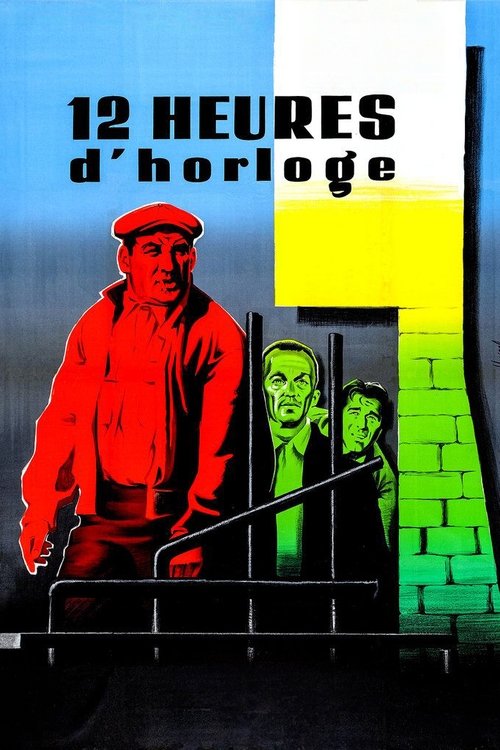 Affiche 12 heures d'horloge
