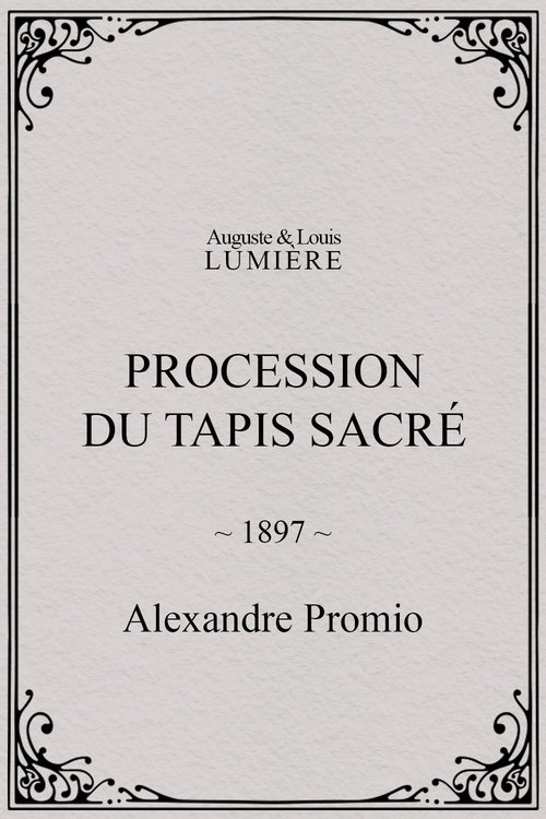 Affiche Procession du tapis sacré