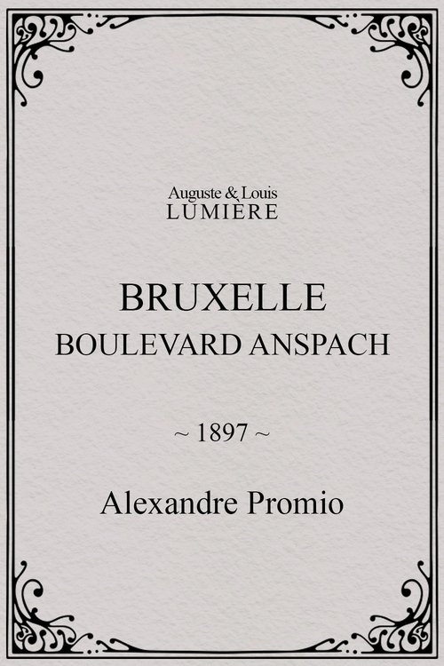 Affiche Bruxelles, Boulevard Anspach