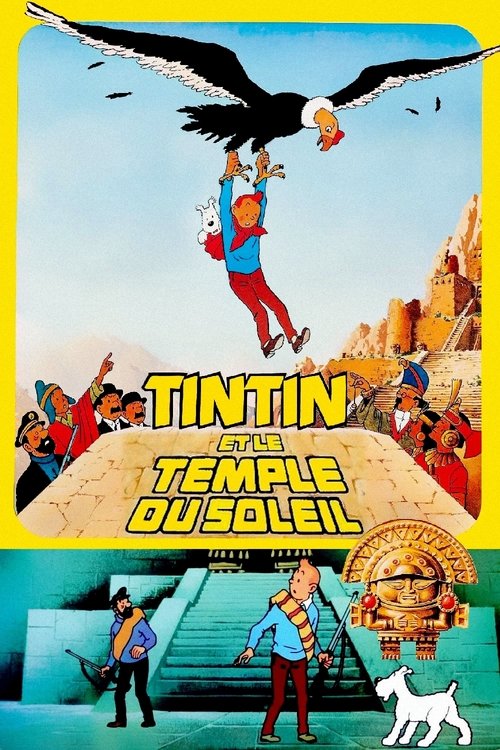 Affiche Tintin et le Temple du Soleil