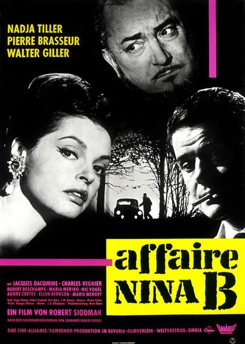 Affiche L'Affaire Nina B.