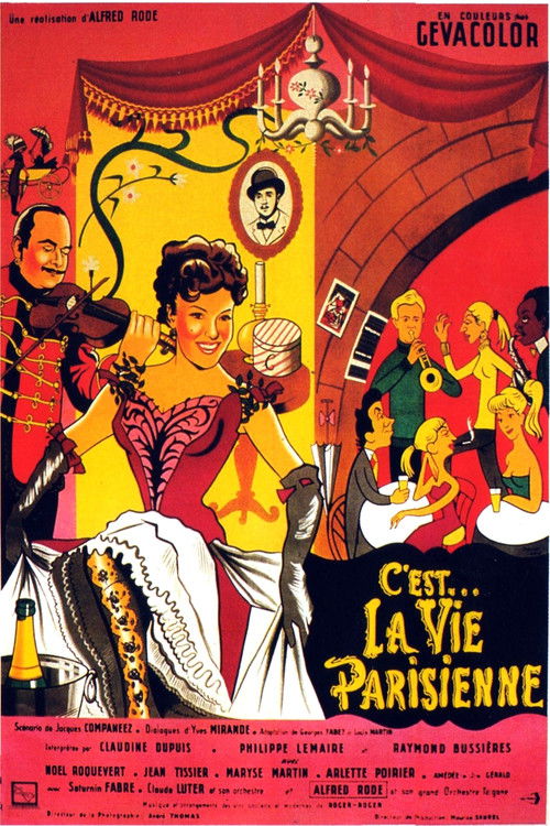 Affiche C'est la vie parisienne