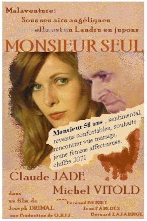 Affiche Monsieur seul
