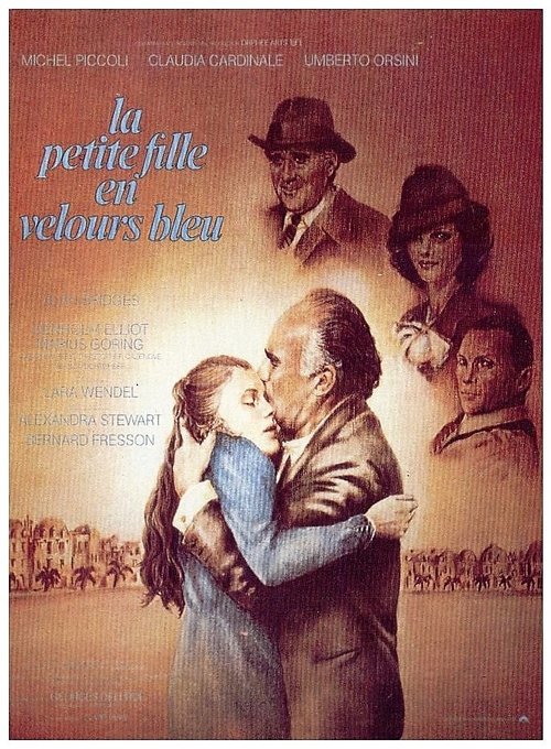 Affiche La Petite Fille en velours bleu