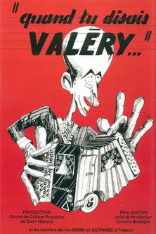 Affiche Quand tu disais, Valéry