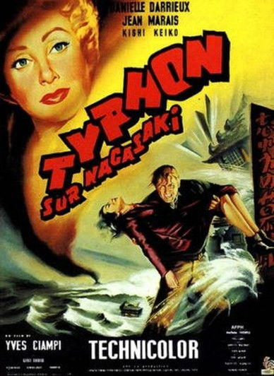Affiche Typhon sur Nagasaki