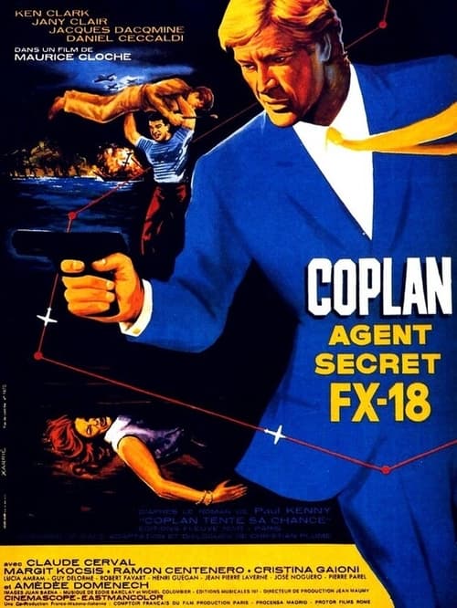 Affiche Coplan, agent secret FX 18