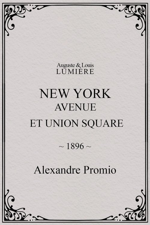 Affiche New York, Avenue et Union Square