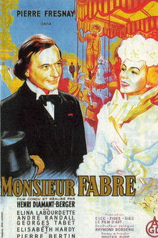 Affiche Monsieur Fabre