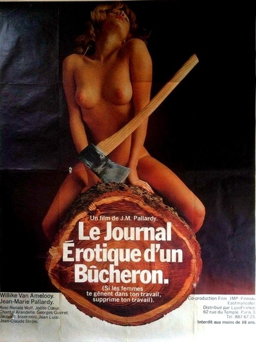 Affiche Le journal érotique d'un bûcheron
