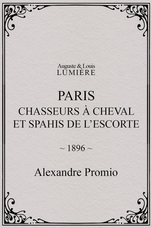 Affiche Paris : chasseurs à cheval et spahis de l’escorte
