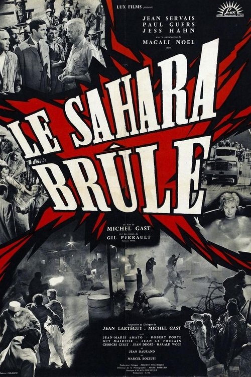 Affiche Le Sahara brûle