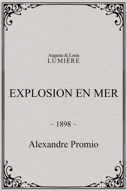 Affiche Explosion en mer
