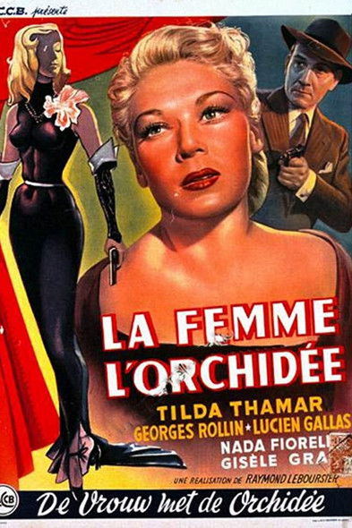 Affiche La femme à l'orchidée