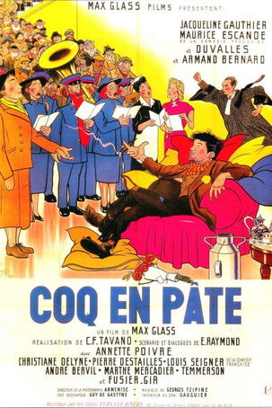 Affiche Coq en pâte