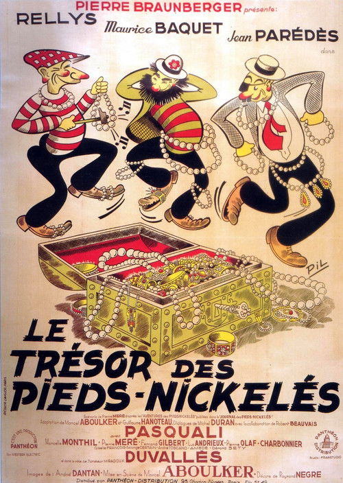Affiche Le Trésor des Pieds-Nickelés