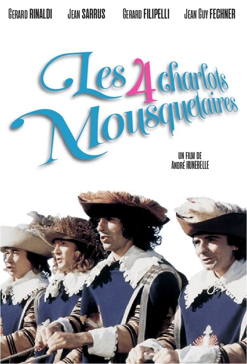 Affiche Les Quatre Charlots mousquetaires