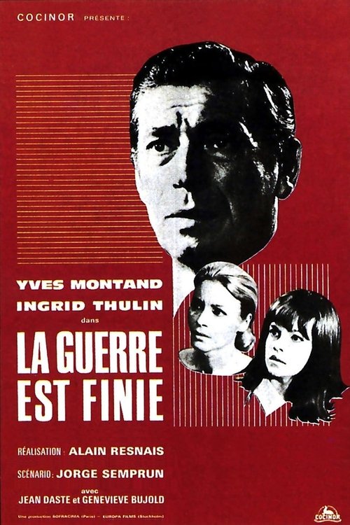 Affiche La guerre est finie