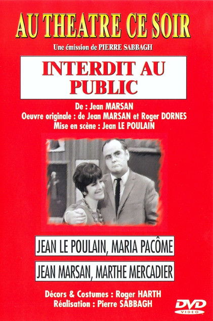Affiche Interdit au public