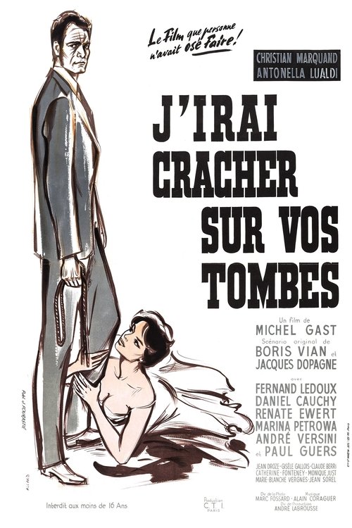 Affiche J'irai cracher sur vos tombes