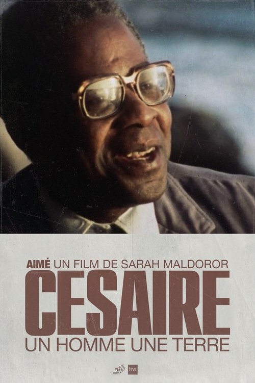 Affiche Aimé Césaire, Un homme une terre