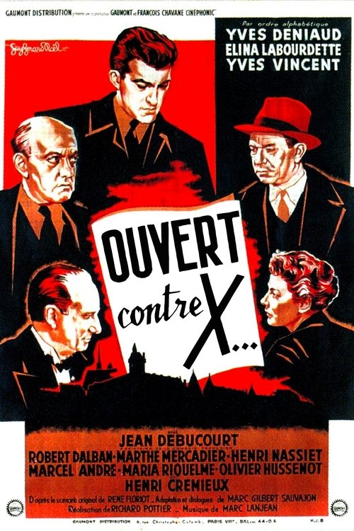 Affiche Ouvert contre X…