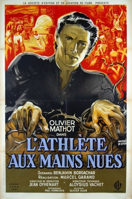 Affiche L'athlète aux mains nues