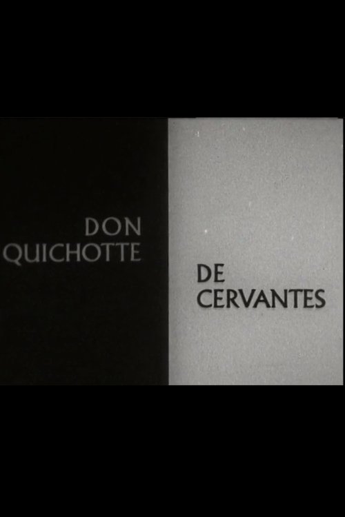 Affiche Don Quichotte de Cervantes