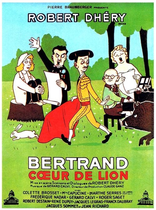 Affiche Bertrand coeur de lion