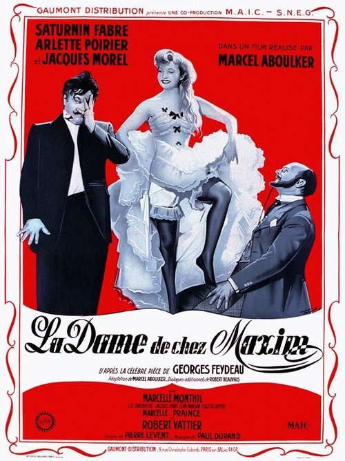 Affiche La Dame de chez Maxim