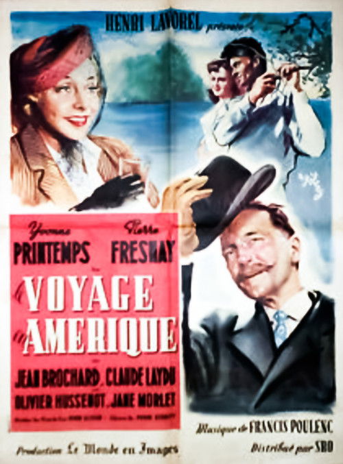 Affiche Le Voyage en Amérique