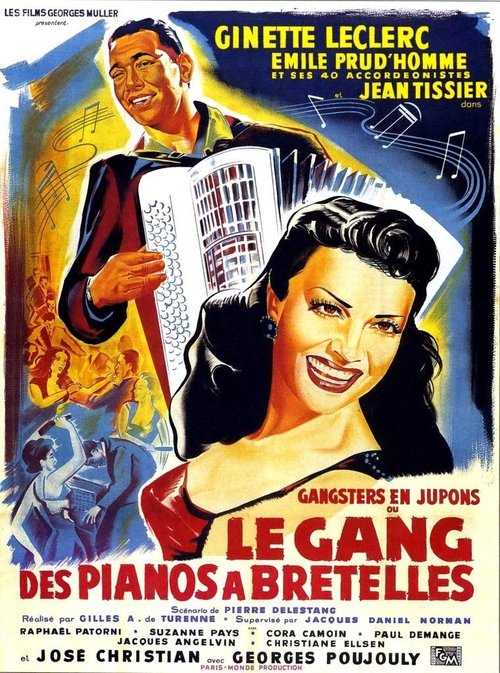 Affiche Le Gang des pianos à bretelles