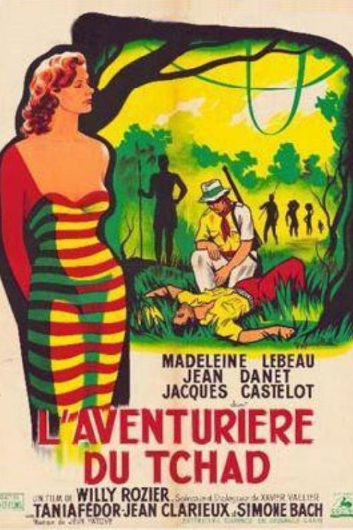 Affiche L'aventurière du Tchad