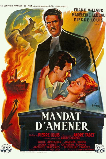 Affiche Mandat d'amener