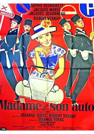 Affiche Madame et son auto