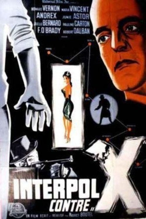 Affiche Interpol contre X