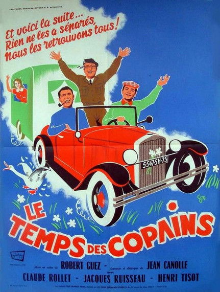 Affiche Le temps des copains