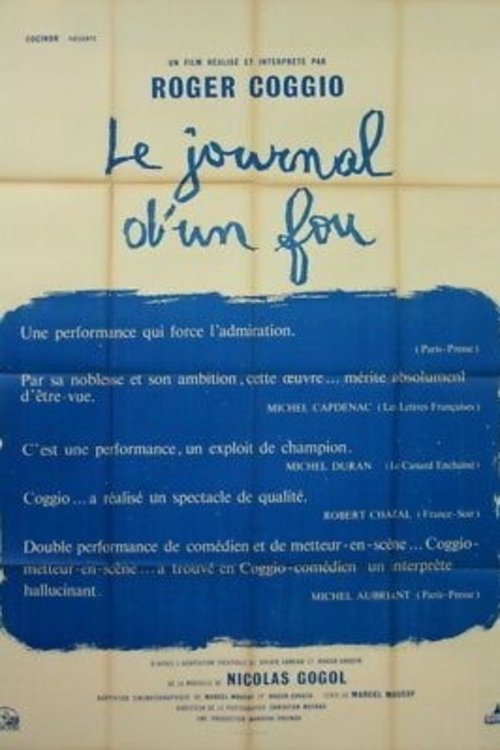 Affiche Le journal d’un fou