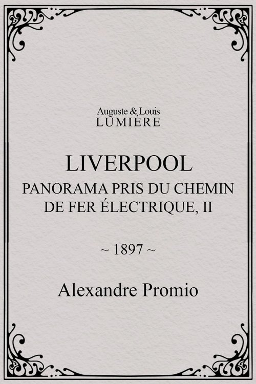 Affiche Liverpool, panorama pris du chemin de fer électrique, II